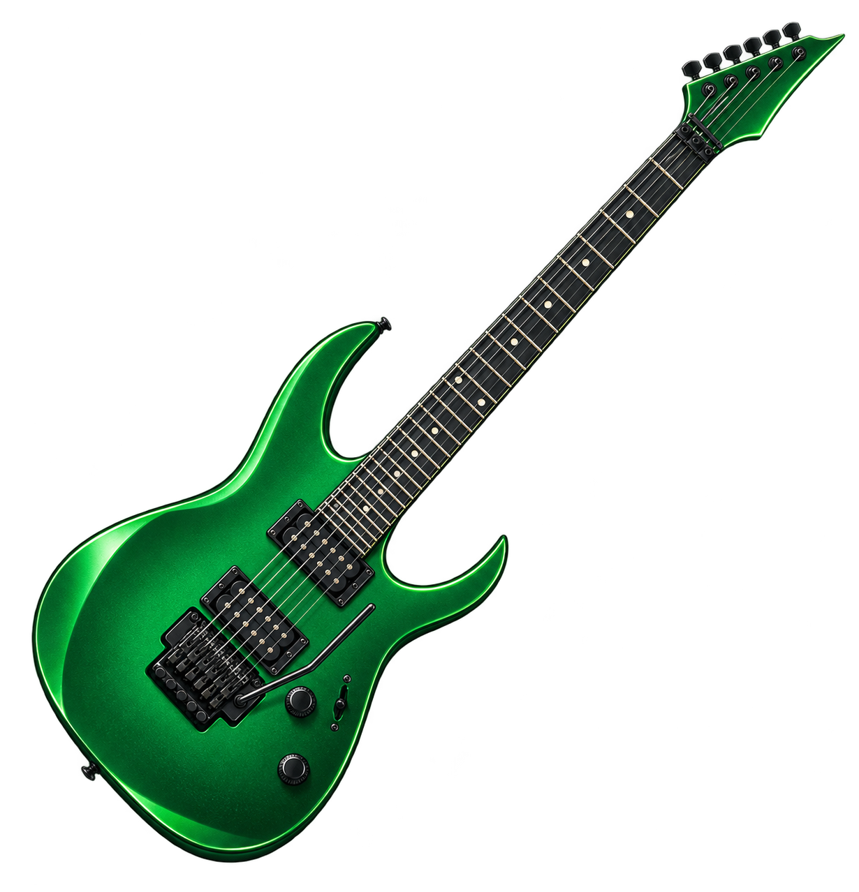 Green Guitarist Studio guitar logo